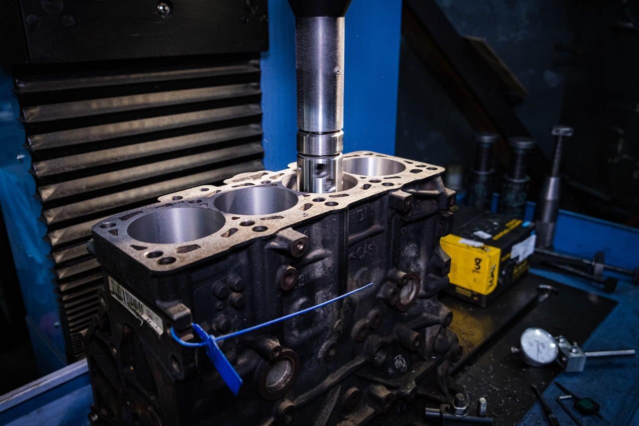 Расточка блока