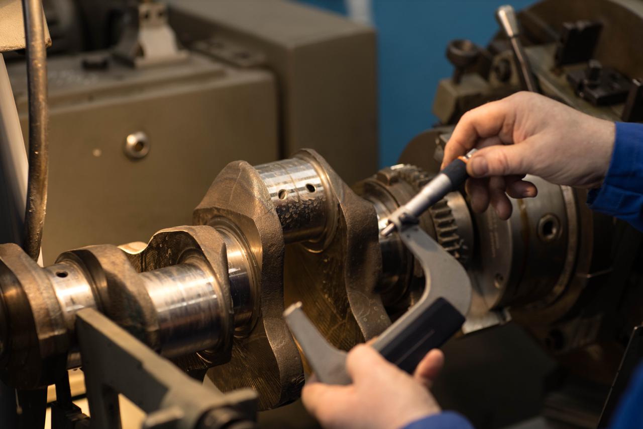 Шлифовка коленвала